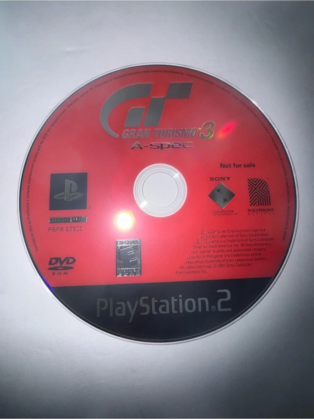 Gran Turismo 3 A-spec Grand (Sony PlayStation 2, 2002) PS2 Complete With Manual